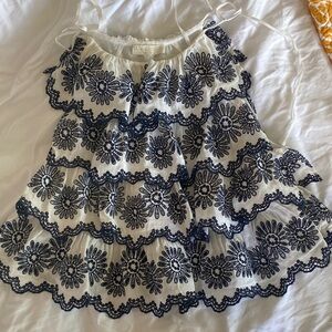 Size 2 Ulla Johnson Tie Top Blouse